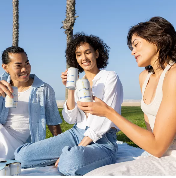 Friends sitting together image