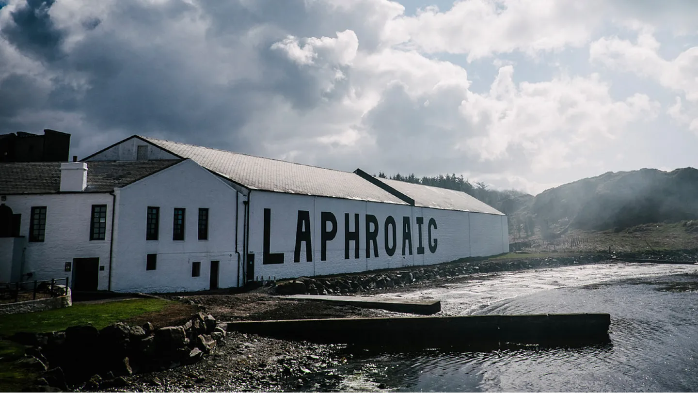 Laphroaig distillery image