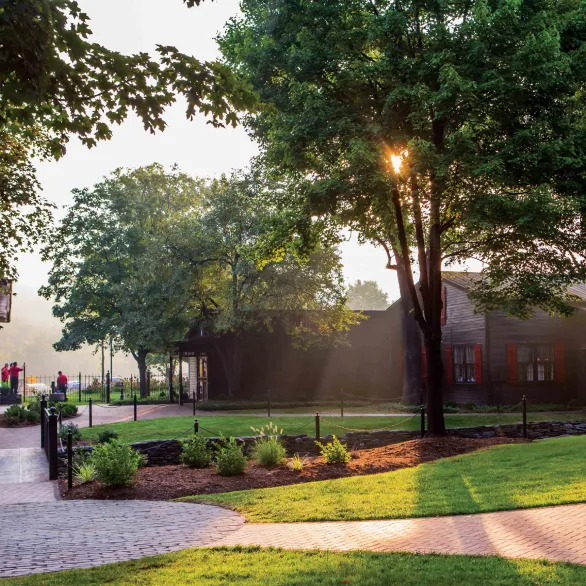 path in Makers Mark distillery grounds