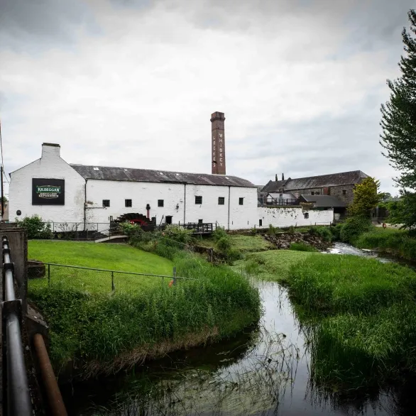 stream water the Kilbeggan whiskey distillery